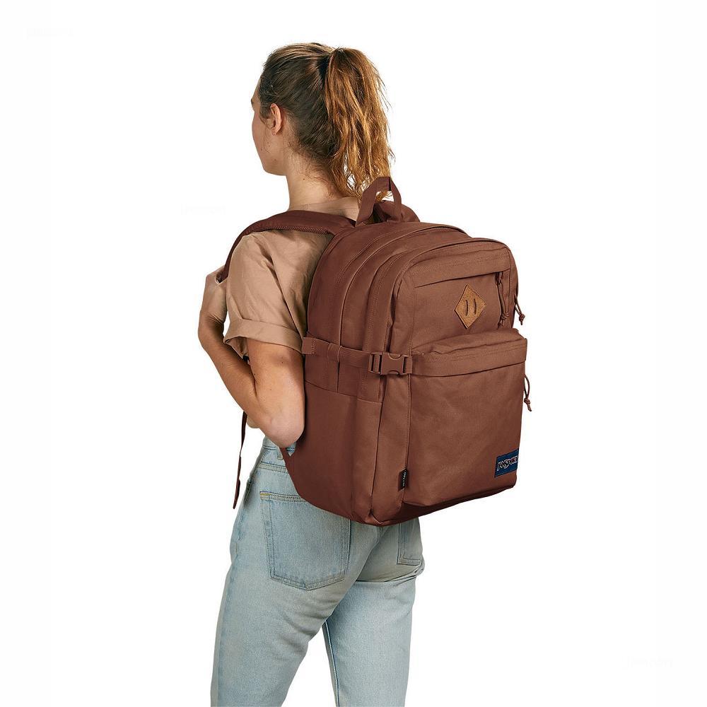 Sac à Dos Ordinateur JanSport Main Campus FX Marron | DKH-10197456